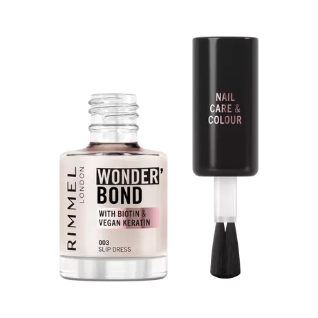 Rimmel London Wonder'Bond Care+Color Nagellak Roze 003 Slip Dress