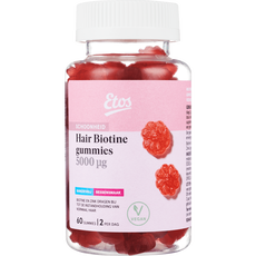 Etos Hair Biotine gummies 5000μg 60 stuks