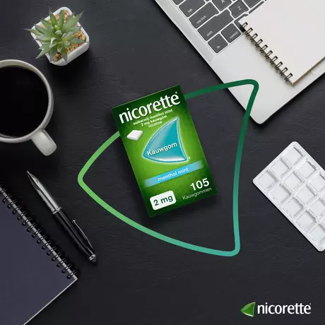 Nicorette Suikervrij Kauwgom 2 MG Nicotine 105 stuks