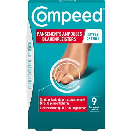 Compeed Blarenpleister op Tenen 9 stuks&nbsp;