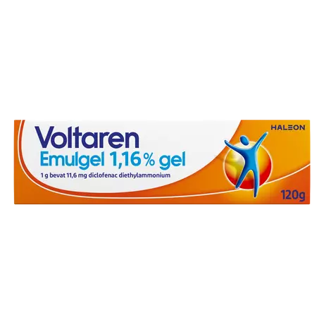 Voltaren Emulgel 1,16%  Diclofenac Gewrichtspijn Knie Vinger 120 gram