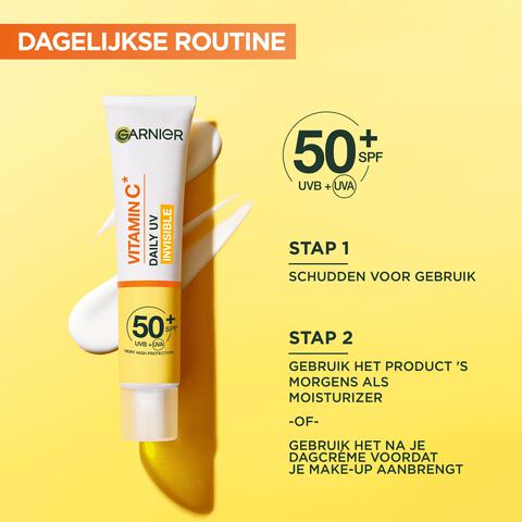 Garnier Vitamine C Daily UV Anti-pigmentvlekken Fluid SPF50 40 ML