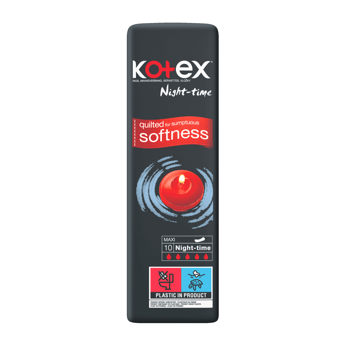 Kotex Maandverband Night Maxi - 10 stuks