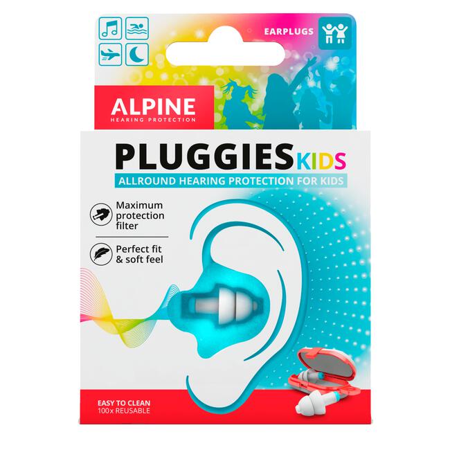 Alpine Pluggies Kids Herbruikbare Oordoppen Voor Kinderen 1 paar