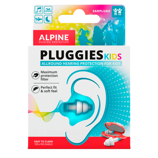 Alpine Pluggies Kids Herbruikbare Oordoppen Voor Kinderen 1 paar