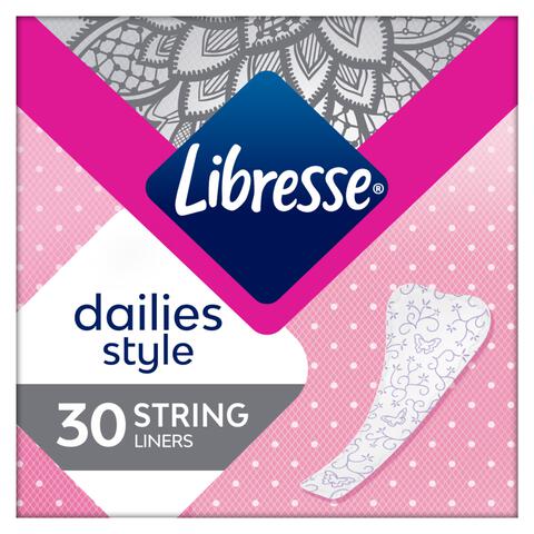 Libresse Dailies Inlegkruisjes String 30 stuks