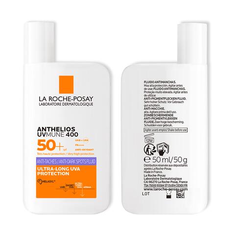 La Roche-Posay Anthelios UVMune 400 Onzichtbare Zonnefluide Anti-pigmentvlekken SPF50+ 50 ML