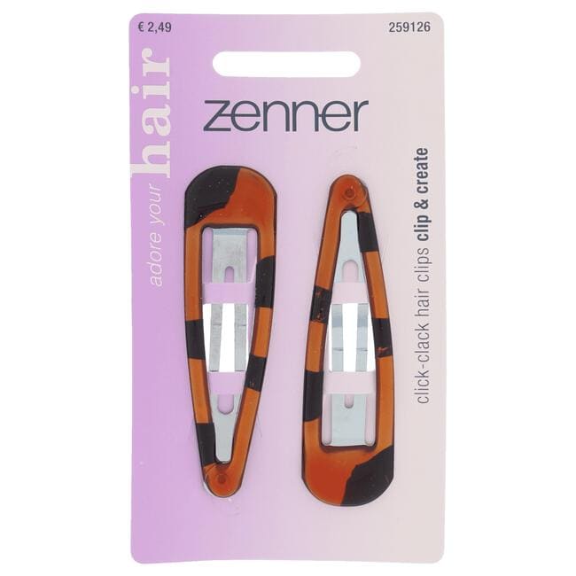 Zenner Klik-klak haarspeld kids 2x