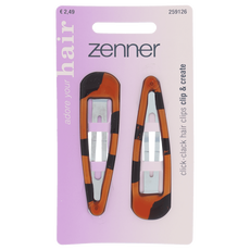 Zenner Klik-klak haarspeld kids 2x