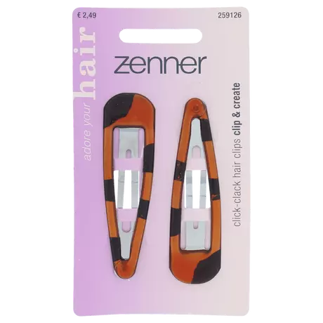 Zenner Klik-klak haarspeld kids 2x