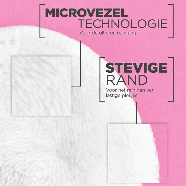 Garnier SkinActive Eco Pads Herbruikbare Wattenschijfjes 3 Stuks
