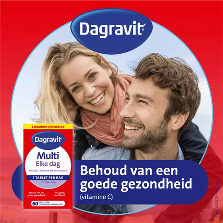 Dagravit Multivitaminen Elke Dag Tabletten 60 stuks