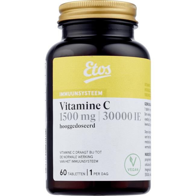 deze haar wees gegroet Etos Vitamine C 1500 Tabletten 60 stuks 60 EA | Etos