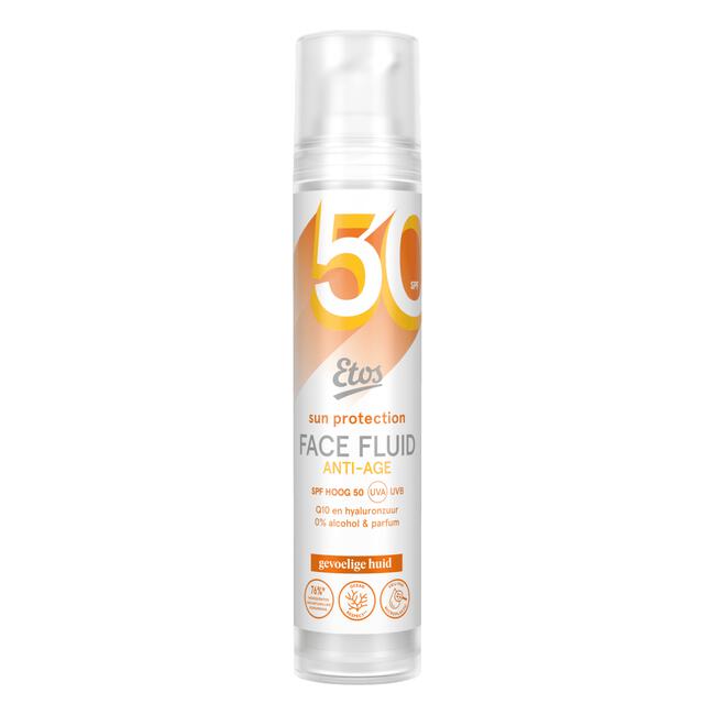 Etos Anti-Age Gezichtszonnebrand SPF50 Gevoelige Huid