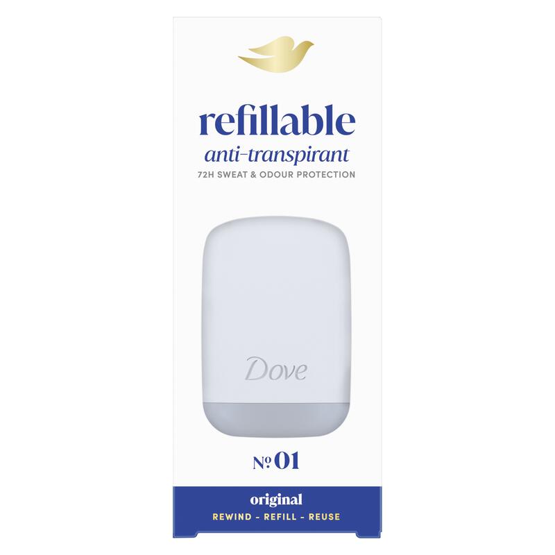 Dove Original Antiperspirant Deodorant Refillable Starter Kit