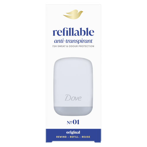 Dove Original Antiperspirant Deodorant Refillable Starter Kit