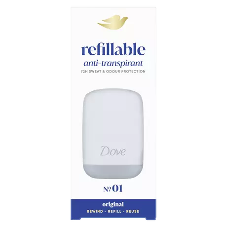 Dove Original Antiperspirant Deodorant Refillable Starter Kit