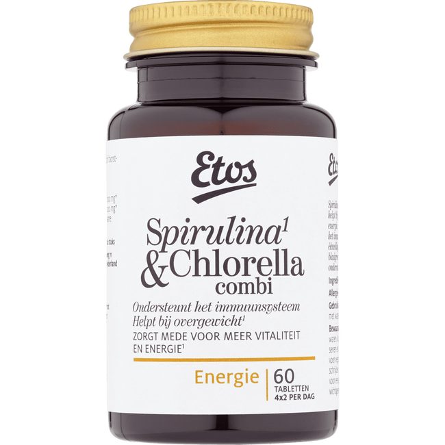etos spirulina chlorella combi tabletten