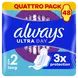 Always Maandverband Ultra Day Long Wings Quatro Pack 48 stuks