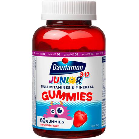 Davitamon Junior 3-12 Gummies Aardbeiensmaak