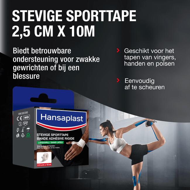 berouw hebben Viskeus krant Hansaplast Sport Stevige Sporttape 2,5 CM x 10 M 1 EA | Etos