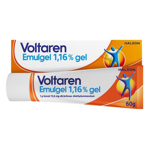 Voltaren Emulgel 1,16%  (diclofenac) Bij Gewrichtspijn In Knie En Vinger 60 GR