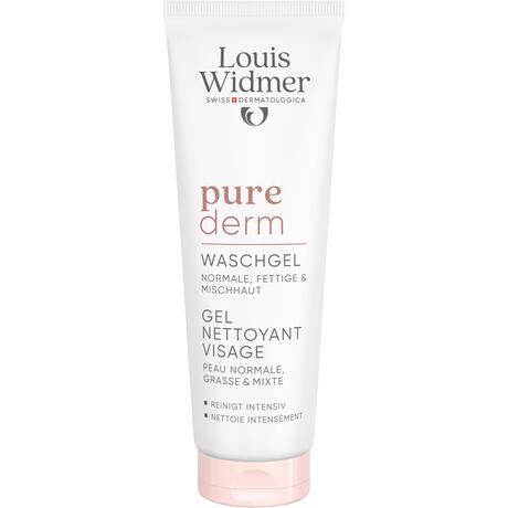 Louis Widmer Purederm Wash Gel Gezicht Zonder Parfum 125 ML