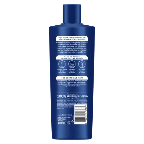 Andrélon Men Marine Fresh Shampoo 400 ML