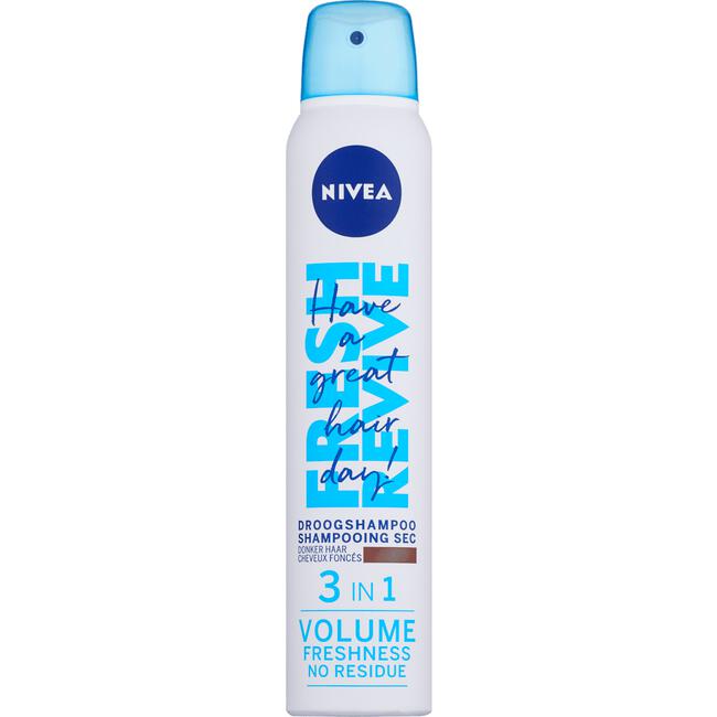 NIVEA Fresh Revive 3-In-1 Droogshampoo Voor Donker Haar 200 ML