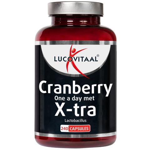 Lucovitaal Cranberry met X-tra Lactobacillus Capsules 240 stuks