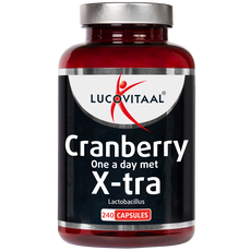 Lucovitaal Cranberry met X-tra Lactobacillus Capsules 240 stuks