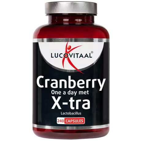Lucovitaal Cranberry One a Day met X-tra Lactobacillus capsules 240 stuks
