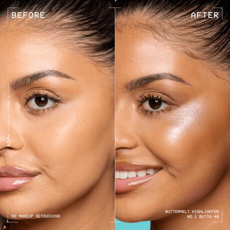NYX Professional Makeup Buttermelt Highlighter 40 NO 1 BUTTA