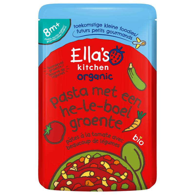Ella's Kitchen Bio Pasta Groente 8+ maanden 190 gram
