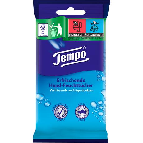 Tempo Fresh To Go Classic Vochtige Doekjes 10 stuks