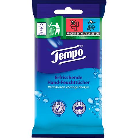 Tempo Fresh To Go Classic Vochtige Doekjes 10 stuks