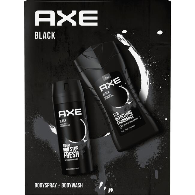 Heup beroemd Uil Axe Black Duo Geschenkset 2 delig 150 ML | Etos