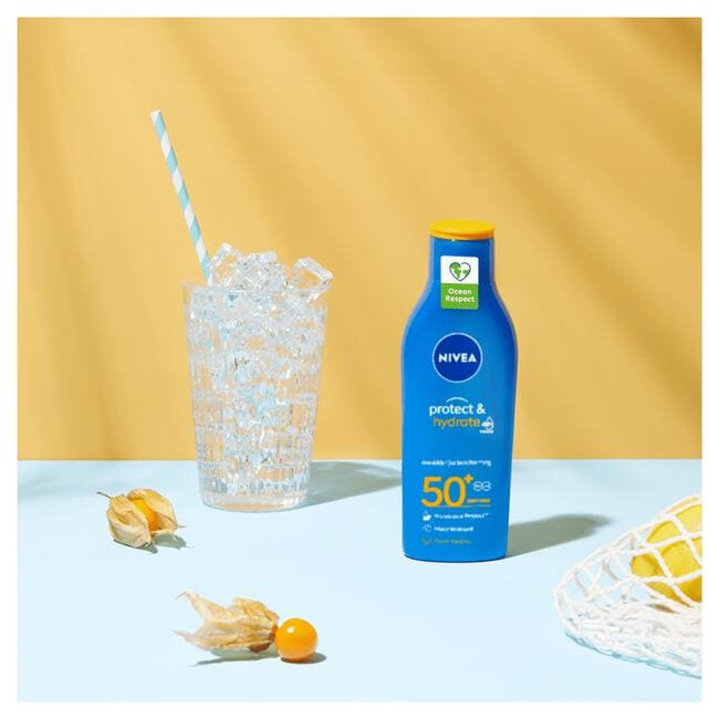 NIVEA SUN Zonnebrand Protect & Hydrate Zonnemelk SPF 50+ 200 ML