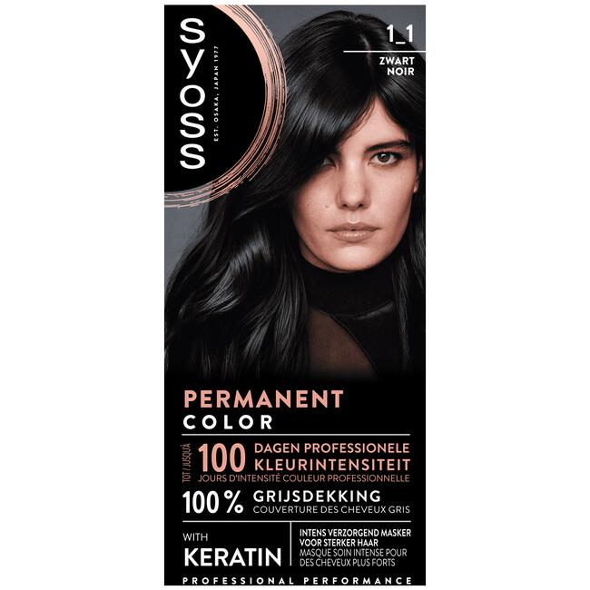 Syoss Haarverf 1-1 Zwart