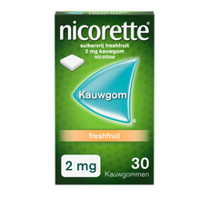 Nicorette Kauwgom Fresh Fruit 2 mg