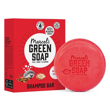 Marcel's Green Soap Argan & Oudh Shampoo Bar 90 GR