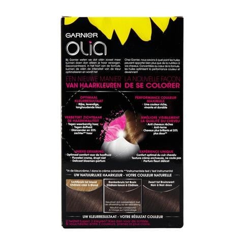 Garnier Olia Permanente Haarverf 4.15 IJs-Kastanjebruin