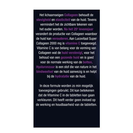 Lucovitaal Super Collageen 2000Mg 60 tabletten