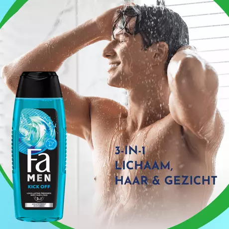 Fa Men Kick-off Douchegel & Shampoo 250 ML