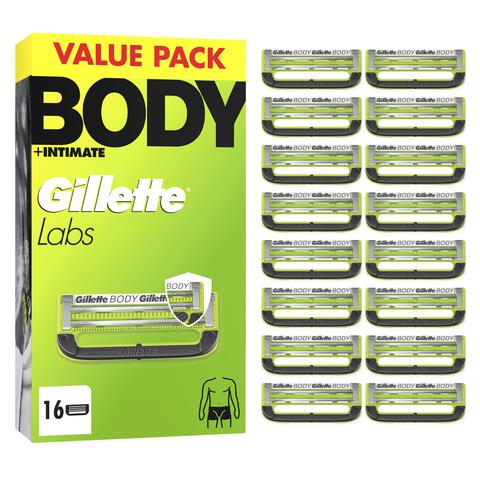 GilletteLabs Body Navulmesjes 16 stuks