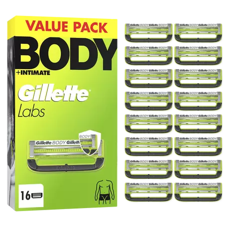 GilletteLabs Body Navulmesjes 16 stuks