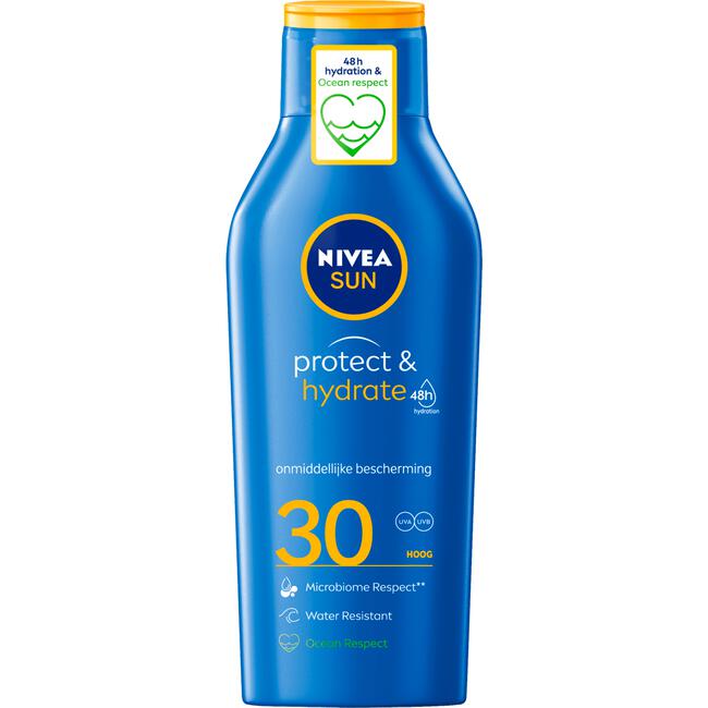NIVEA SUN Zonnebrand Protect & Hydrate Zonnemelk SPF 30 400 ML
