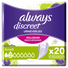 Always Discreet Urineverlies Verband Small 20 Stuks