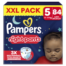 Pampers Baby Dry Night Pants XXL Pack Luierbroekjes Maat 5 11-17 KG 84 Stuks