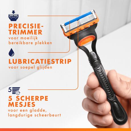 Gillette Fusion5 Scheersysteem Met 2 Navulmesjes
